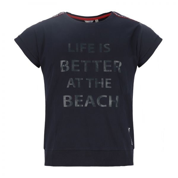 Da.-T-Shirt mit Bündchen