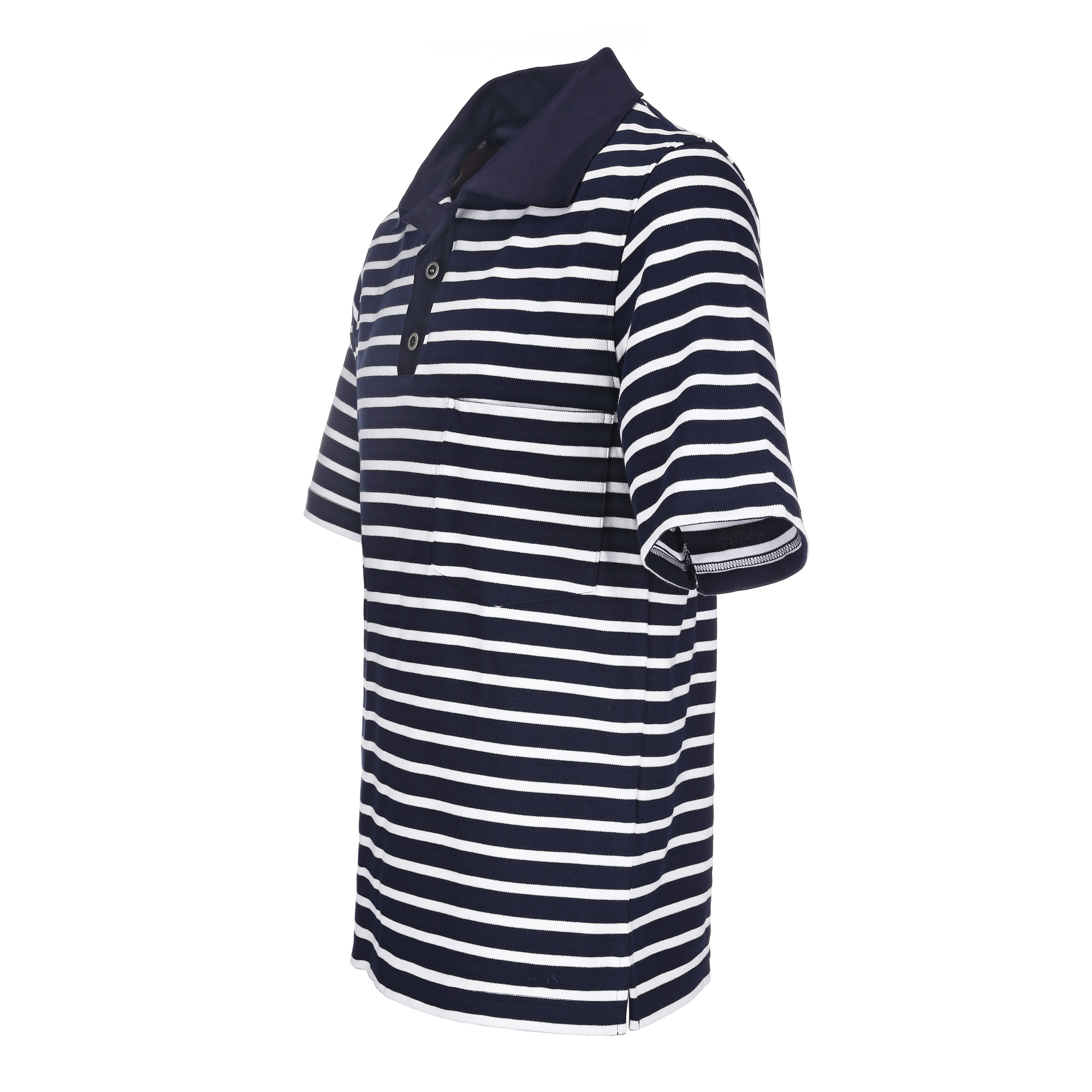 Polo-Shirt für Maritimes Maritime Ringel-Look modAS | | Herren - | Freizeitmode Bretonischer
