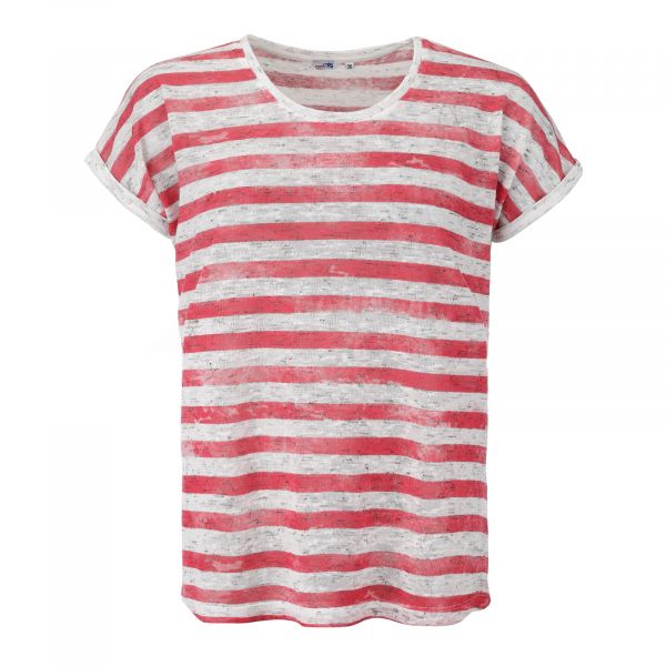 Damen-T-Shirt Leinentouch Restposten